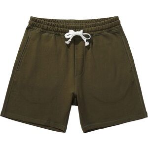 Mens Cargo Shorts Cotton Casual Lounge Shorts Elastic Waist Workout NWT‎ XL